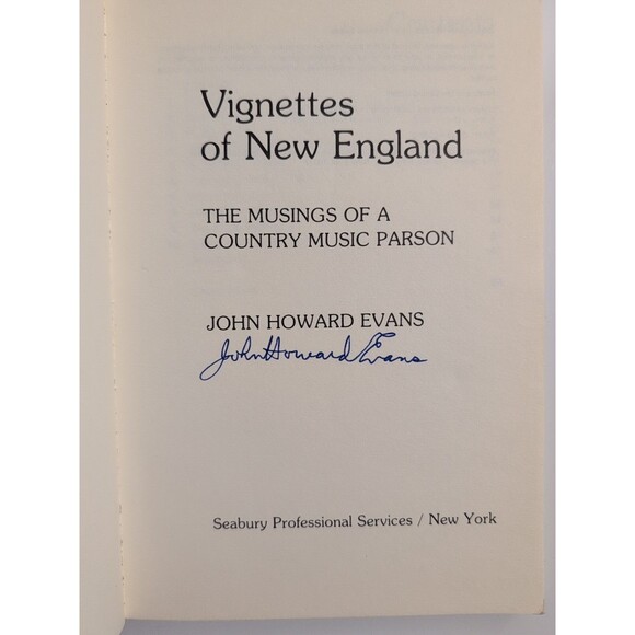 Vignettes of New England – John Howard Evans (1982) 1st Ed. SIGNED - Picture 4 of 5